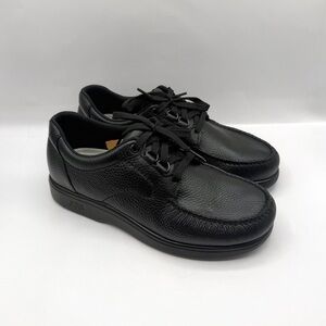 SAS Men's Size 9.5 WW X- M Bout Time VGC Black Leather Comfort Oxfords Sneakers